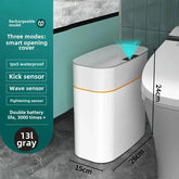 Smart sensor trash can for home use, bedroom with lid, bathroom, anti-odor, bedroom and living room