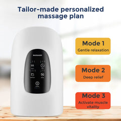 Electric 360° Air Pressure Hand Massager Airbag Shiatsu Kneading Palm Wrist Fingers Acupoint Hot Compress Hand Massage SPA Care