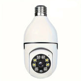 Ease Life APP-Light Bulb Security Cameras Outdoor Wireless WiFi Camera 5GHz, 360 Degree, E27 Light Socket Screw In Securi