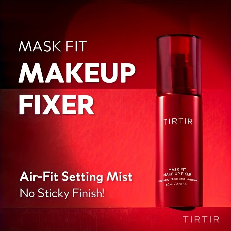 TIR Makeup Fixing Spray - 24-Hour Hold, Low-Oil Matte Finish, Nourishing & Non-Sticky, 80ml, Suitable for All Light Beige Shades, Makeup Fixing Spray, Matte Finish, Nonstick Formula, Skincare Benefit