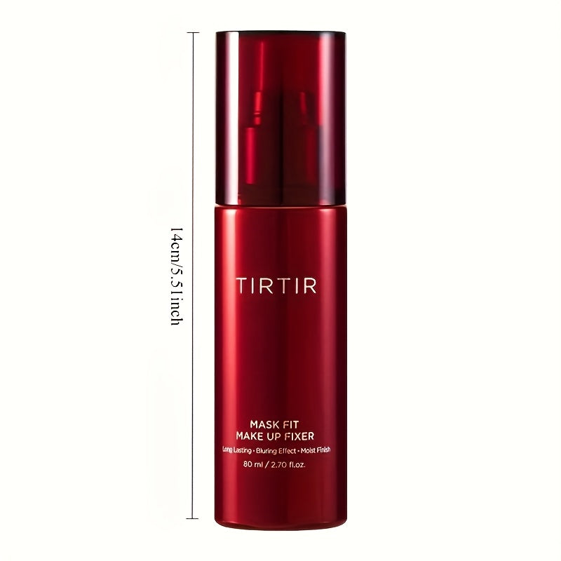 TIR Makeup Fixing Spray - 24-Hour Hold, Low-Oil Matte Finish, Nourishing & Non-Sticky, 80ml, Suitable for All Light Beige Shades, Makeup Fixing Spray, Matte Finish, Nonstick Formula, Skincare Benefit