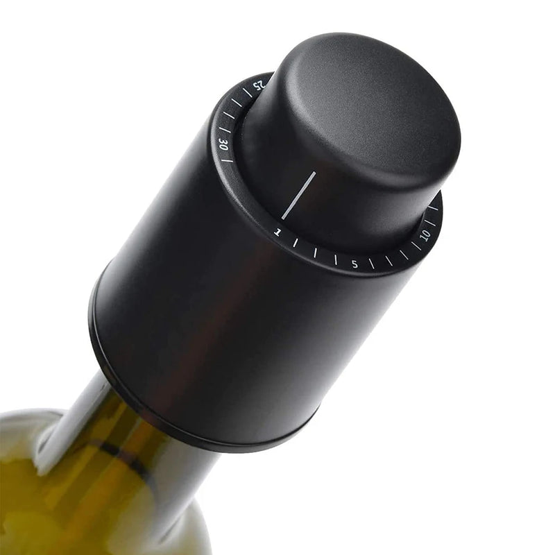 Vacuum Wine Bottle Stopper Sealed Storage Vacuum Memory Wine Stopper Push Style Bar Tools Barware Reusable Wine Cork