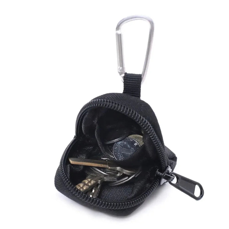 Tactical EDC Pouch Key Wallet Holder Men Coin Purses Pouch Bag Keychain Zipper Pocket Outdoor Key Bag