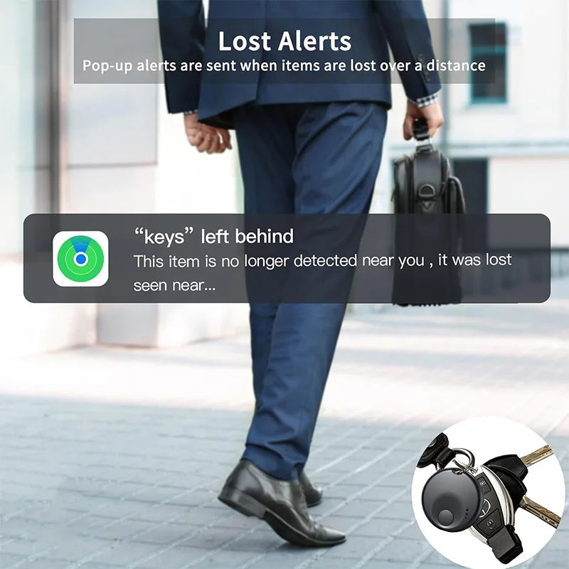 Anti-lose Tracker Smart Tag for Apple Airtag Replacemen via Find My Tracker For Luggage IOS MFi Key Finder