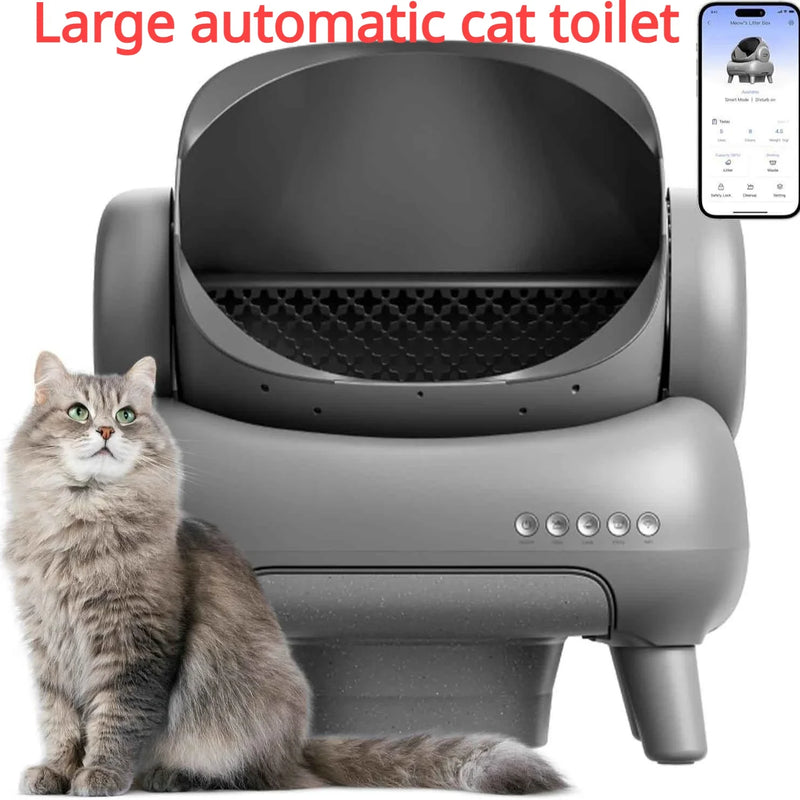 Pet Box Automatic Cat Litter Box Self Cleaning Cat Toilet Yibao Intelligent Pet Litter Bowl Automatic Large Toilet 2024