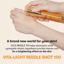 Korean Vita Light Reedle Shot 100 Serum Vitamin C E Capsules Brightening Hydrating Sensitive Skin Care 50ml