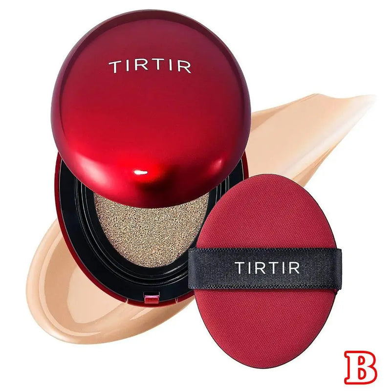 Red Air Cushion Foundation Lightweight Natural Long-lasting Coverage Moisturizing Concealer Whitening Women Base Makeup