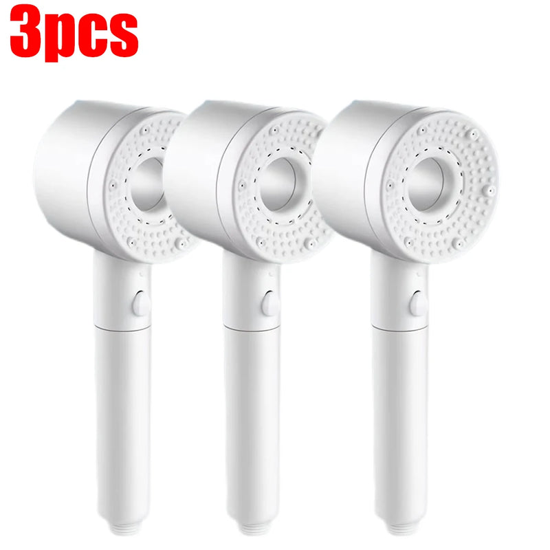 5 Mode Adjustable Shower Head Large Flow Filter Showerhead High Pressure Water Saving Mixer Shower Nozzle Bathroom Accessories
