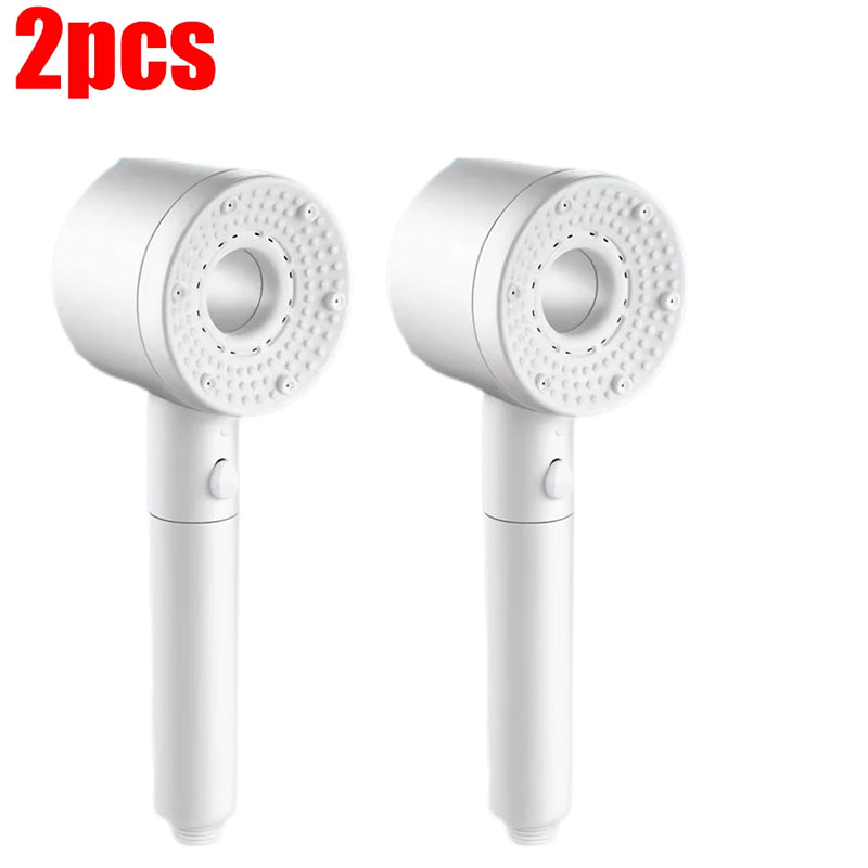 5 Mode Adjustable Shower Head Large Flow Filter Showerhead High Pressure Water Saving Mixer Shower Nozzle Bathroom Accessories