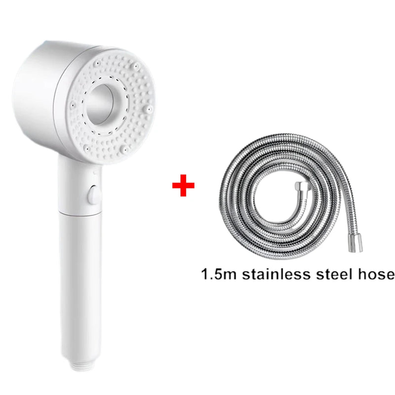 5 Mode Adjustable Shower Head Large Flow Filter Showerhead High Pressure Water Saving Mixer Shower Nozzle Bathroom Accessories