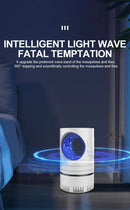 1 PC Electric Fly Bug Mosquito Insect Killer LED Light Trap Control Lamp Small Pest with USB Power Supply and Adapter