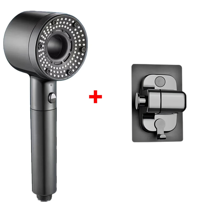 5 Mode Adjustable Shower Head Large Flow Filter Showerhead High Pressure Water Saving Mixer Shower Nozzle Bathroom Accessories