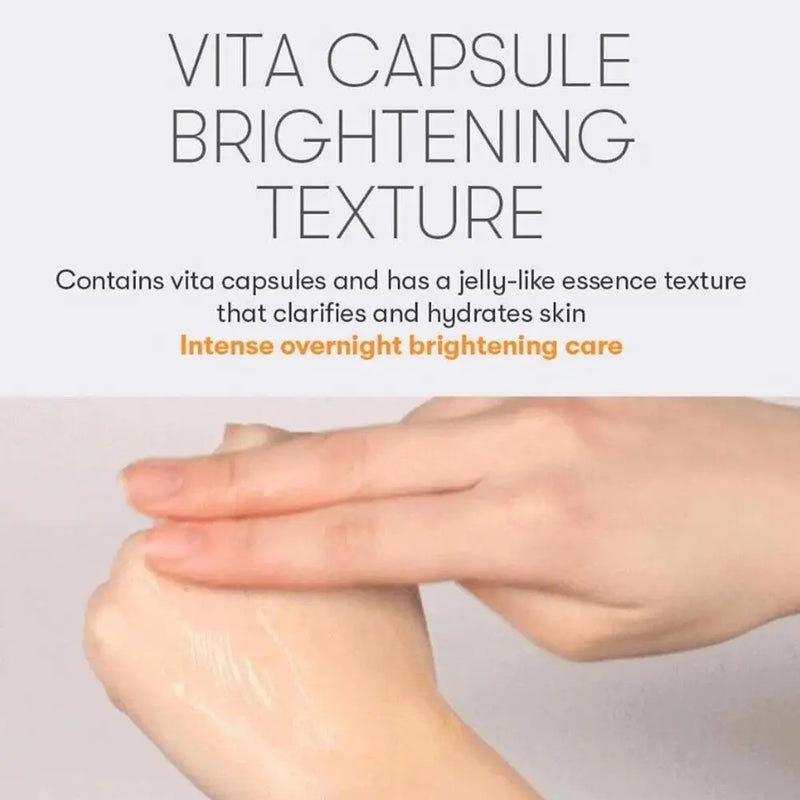 Korean Vita Light Reedle Shot 100 Serum Vitamin C E Capsules Brightening Hydrating Sensitive Skin Care 50ml