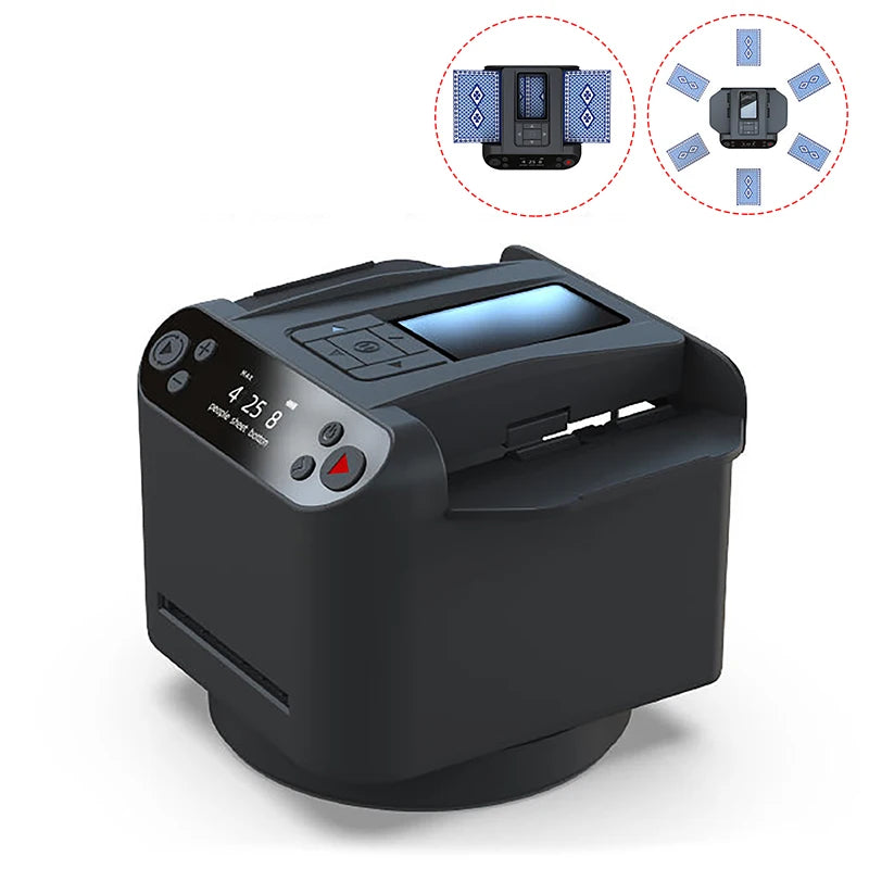 Automatic Playing Card Shuffler Mixer Games Poker Sorter Machine Dispenser for Travel Home Party Poker Device 5200mAh
