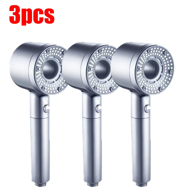 5 Mode Adjustable Shower Head Large Flow Filter Showerhead High Pressure Water Saving Mixer Shower Nozzle Bathroom Accessories