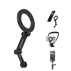 VRIG Magnetic Phone Holder W GoPro Interface POV Holder For Iphone 16 Android Magsafe Riding Fixed Neck Stand Tripod Accessories