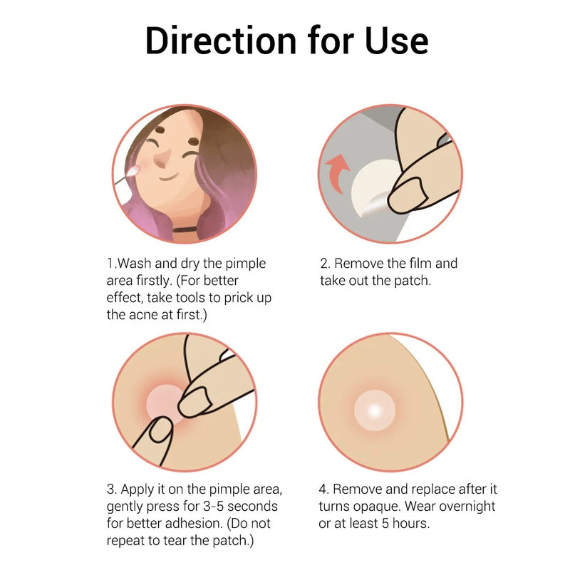 BREYLEE Invisible Acne Pimple Patch Made with Tea Tree Exact Waterproof Breathable 22 Patches Acne Pimple Covering Sticker