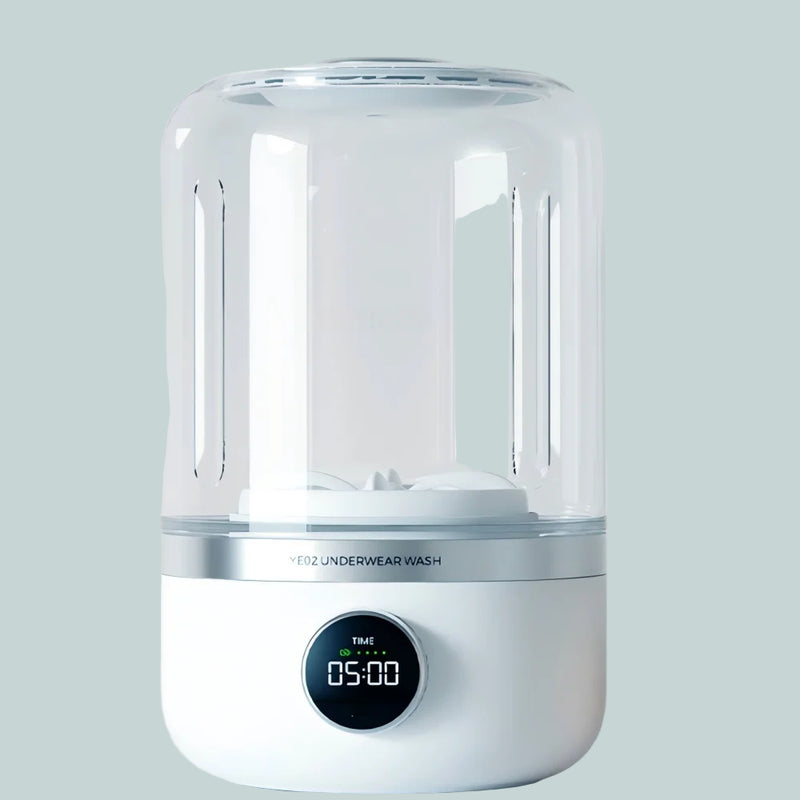 Wireless washing machine portable underwear cleaner 1L mini Socks Washing Machine Dehydratable Laundry Bucket