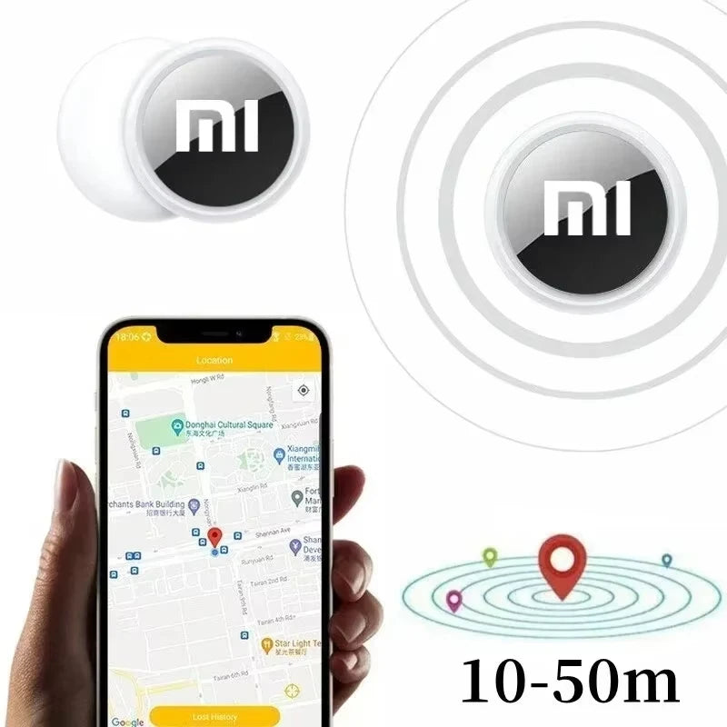 Xiaomi 2026 NEW Mini Bluetooth 5.3 Tracker AntiLost Device Round Pet Kids Bag Wallet Tracking Smart Finder Locator Air Tag Smart
