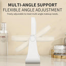 3 Colors LED Makeup Mirror Smart Eversible Dimmable Touch Screen Cosmetic Mirrors Electric Rotatable Makeup Beauty for Tabletop