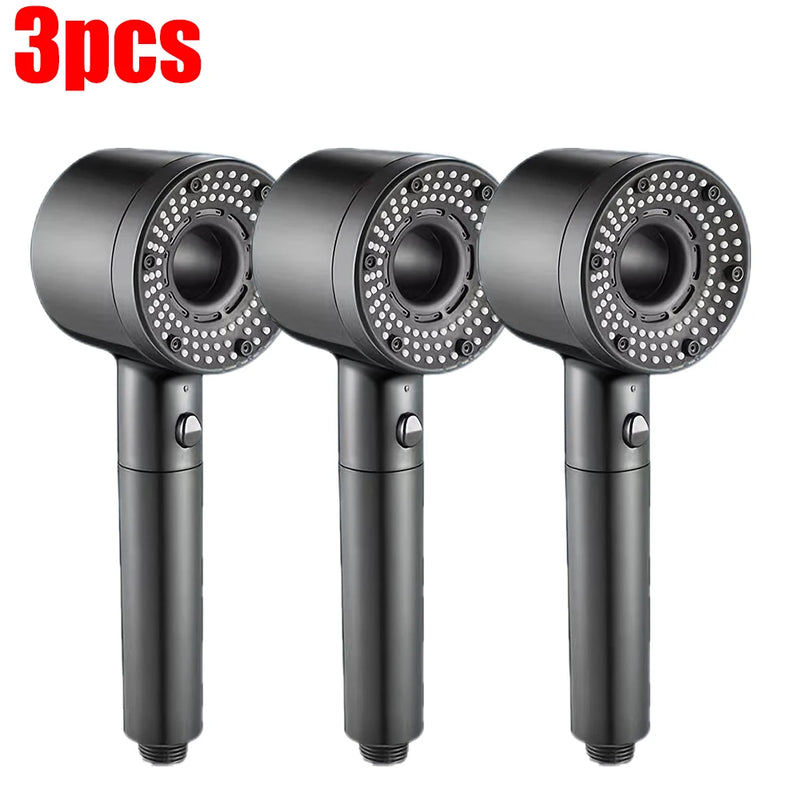 5 Mode Adjustable Shower Head Large Flow Filter Showerhead High Pressure Water Saving Mixer Shower Nozzle Bathroom Accessories